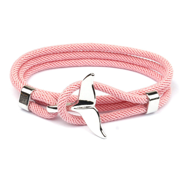 Dezentes Unisex-Ankerarmband, für Männer & Frauen, maritimes Design, Seiloptik.