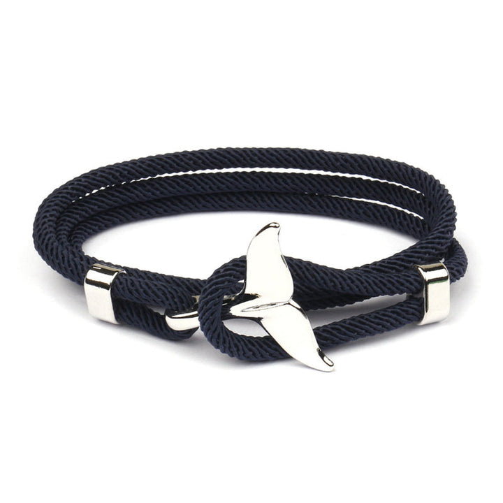 Robustes maritimes Ankerarmband, Unisex, Seil-Optik, Hauch von Meer am Handgelenk.