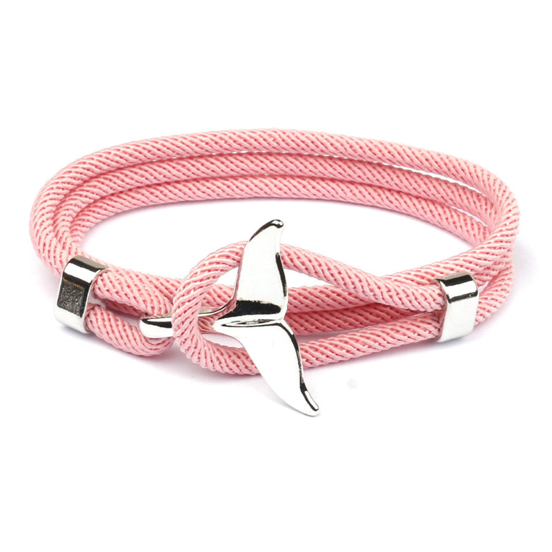Modernes Unisex-Ankerarmband, Seilgeflecht, maritim inspirierter Schmuck, zeitlos.