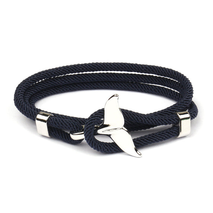Stilvolles Unisex-Armband mit Ankerverschluss, maritimes Design, hochwertiges Seil, Geschenk.