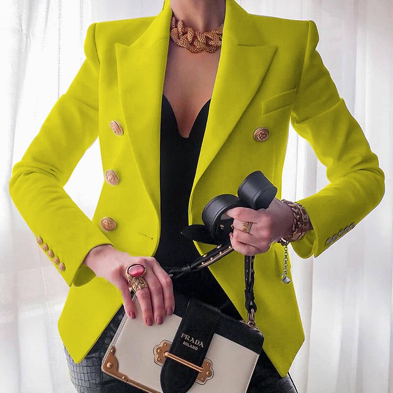 Eleganter Damen Blazer, langarm, perfekt als schicke Bürokleidung oder für stilvolle Freizeitlooks.