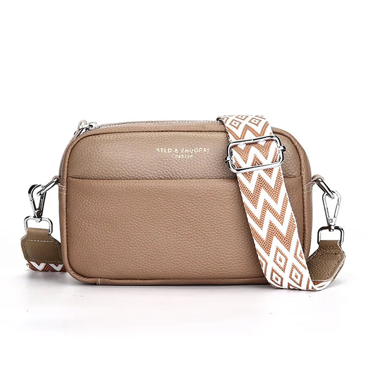 Mehrfarbige Damen Kompakt Umhängetasche, stilvolles Accessoire für jeden Anlass.