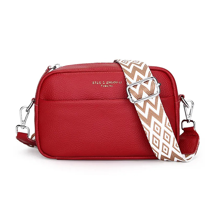 Moderne Damen Schultertasche, kompakte Crossbody Tasche für Business und Freizeit.