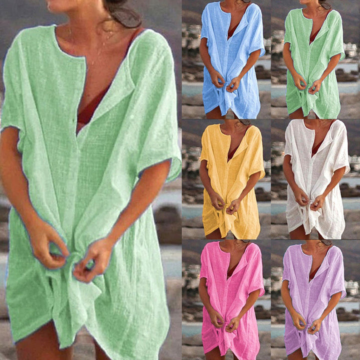 Modische Damen Kurzarmbluse, leichtes Hemd für Sommer & Freizeit. Vielseitige Damenmode für den Alltag.