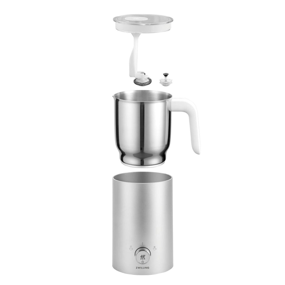 Genießen Sie cremigen Barista Milchschaum mit diesem elektrischen Aufschäumer für Kaffee & Getränke.