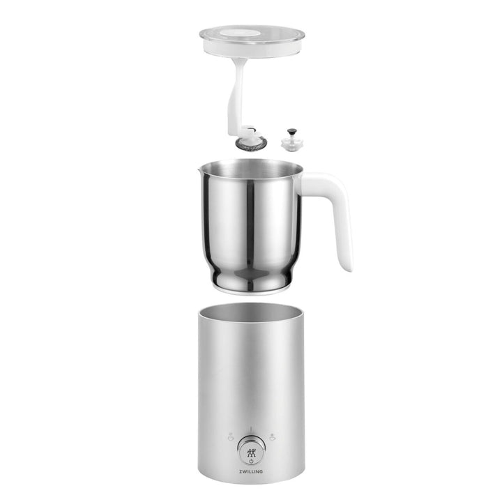 Genießen Sie cremigen Barista Milchschaum mit diesem elektrischen Aufschäumer für Kaffee & Getränke.