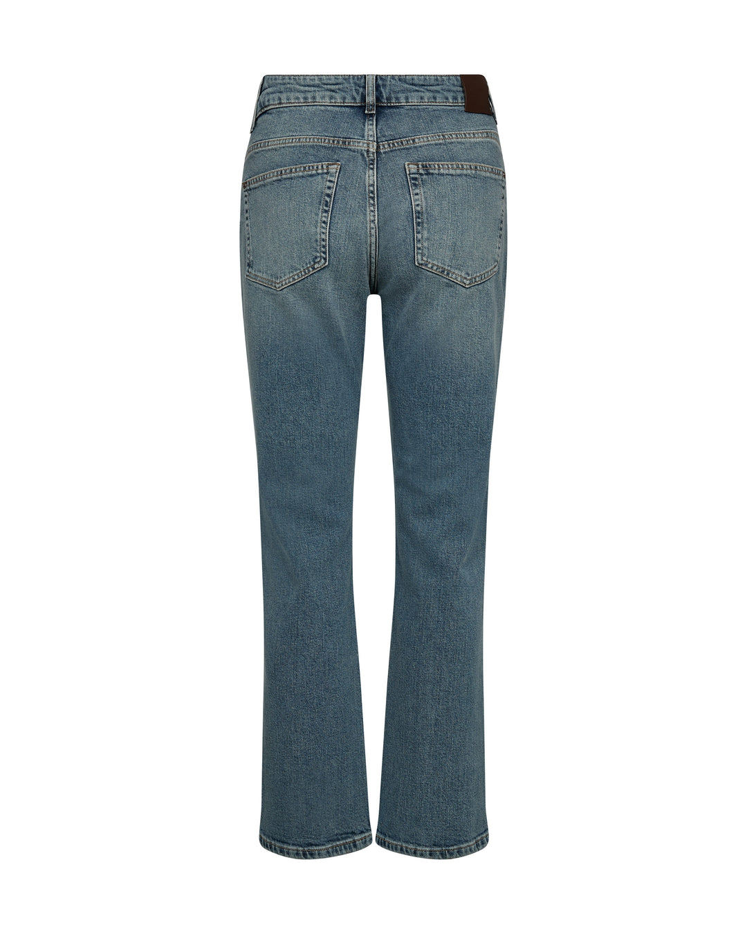 Bequeme Damen Boyfriend Jeans in Denim mit modernem Used Look und praktischen 5-Pockets, lässig für Streetwear.