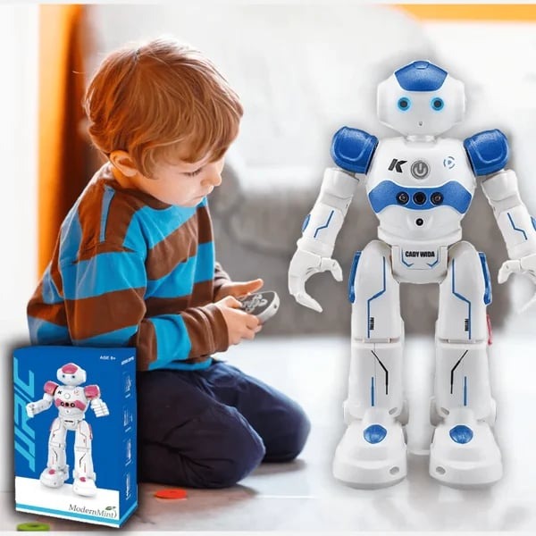 Vielseitiger Roboter für Kinder: interaktives Spielzeug mit Gestensteuerung, Musik & pädagogischem Wert.