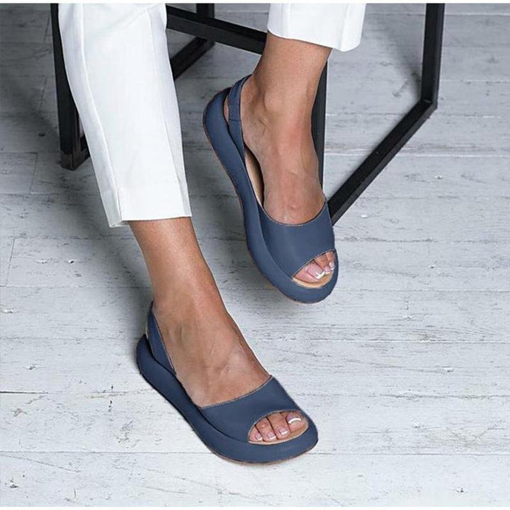 Leichte Sommer Sandalen für Damen, orthopädisch und bequem, perfekt für Freizeit und Entspannung.