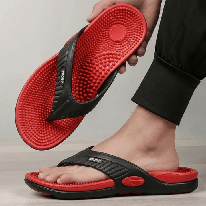 Schnelltrocknende Herren Slides, perfekt nach dem Schwimmen. Rutschfest & leicht für Pool und Strand.