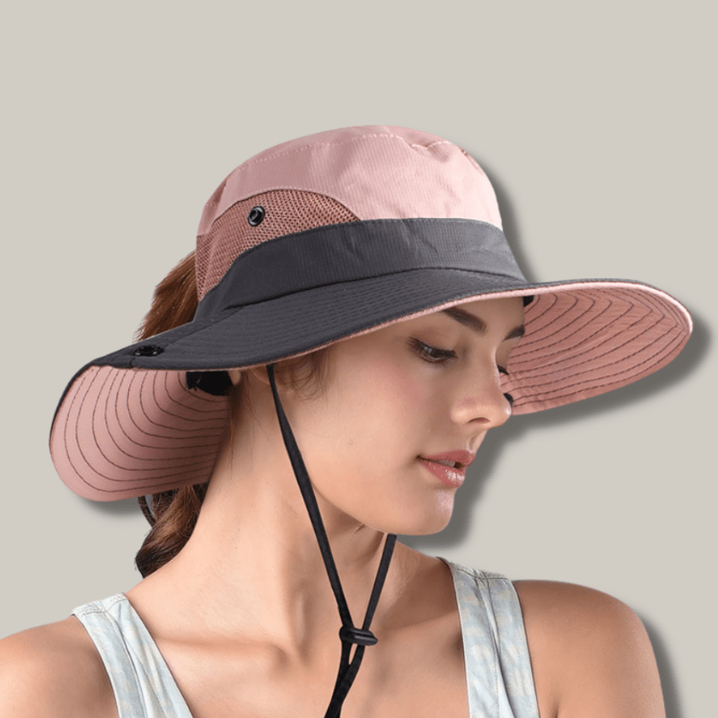 Leichter & atmungsaktiver UV-Schutzhut für Damen. Perfekt für Outdoor-Aktivitäten & Sport.