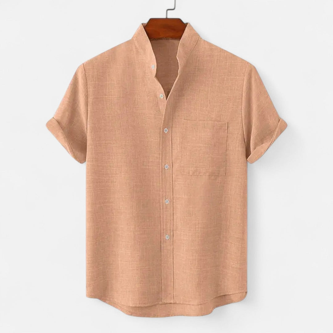 Stylisches Kurzarm-Herrenhemd für den Sommer, atmungsaktiv & bequem, perfekt für Strand, Urlaub und legere Anlässe.