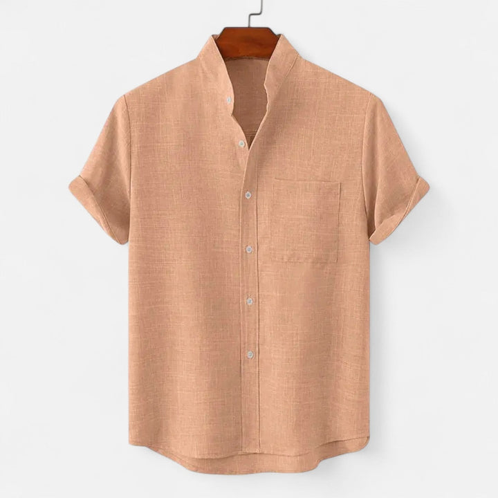 Stylisches Kurzarm-Herrenhemd für den Sommer, atmungsaktiv & bequem, perfekt für Strand, Urlaub und legere Anlässe.