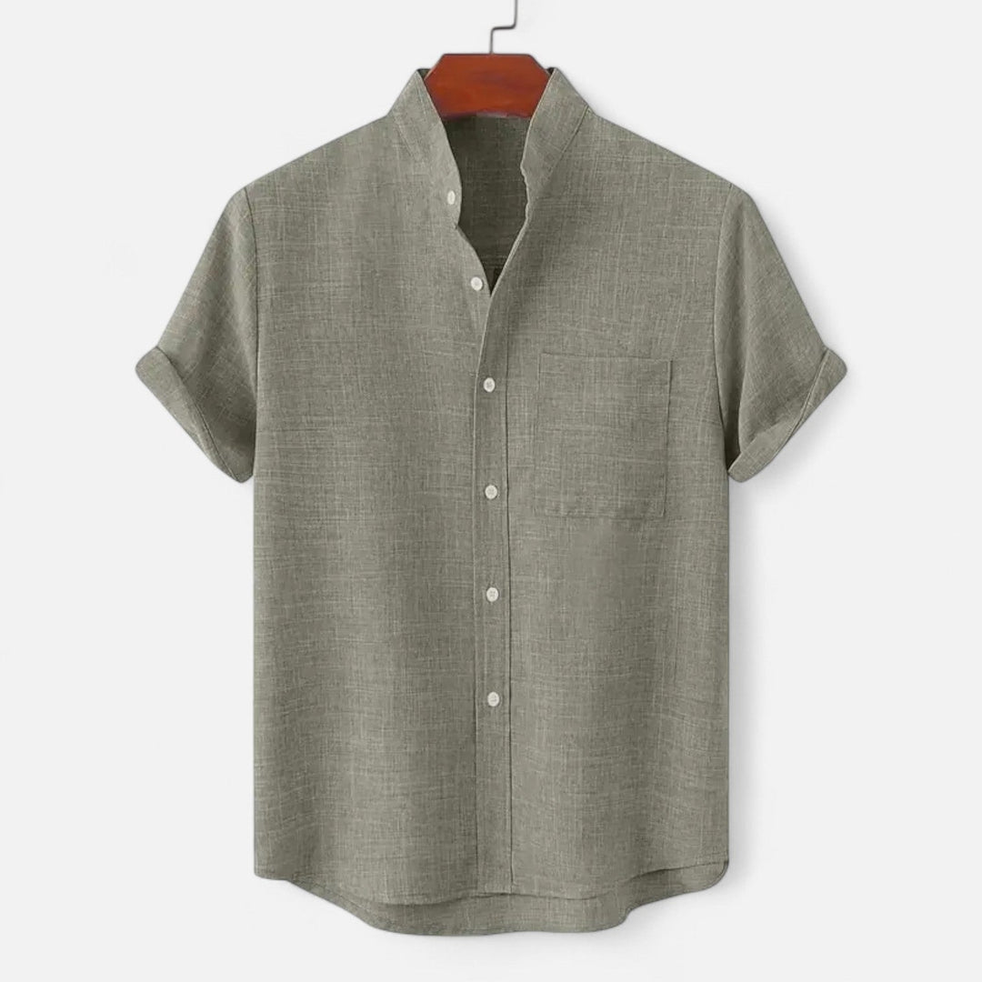 Herren Business Casual Hemd, leicht & elegant, perfekt für Büro & Freizeit im Sommer, atmungsaktiv & modern.