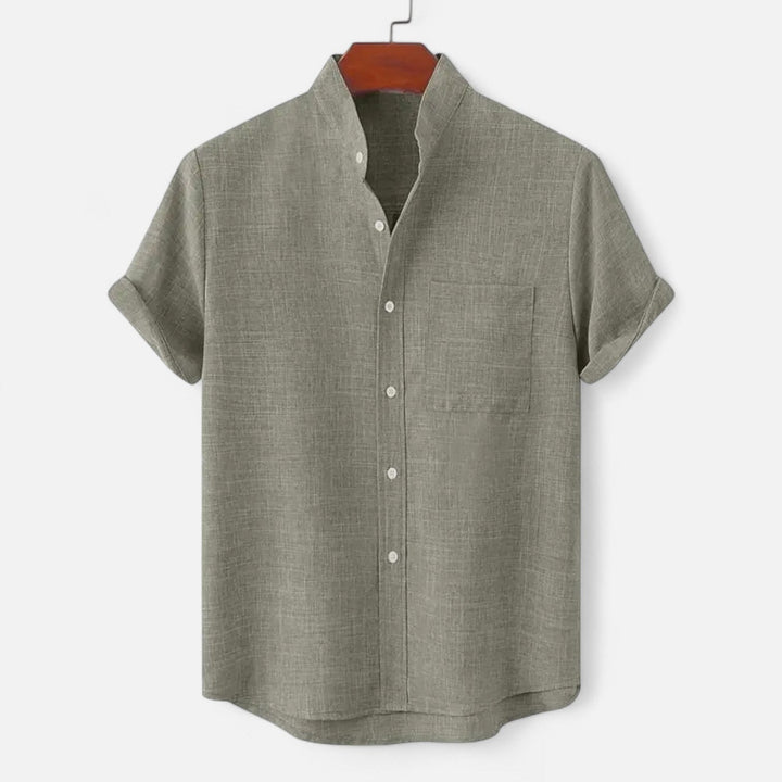 Herren Business Casual Hemd, leicht & elegant, perfekt für Büro & Freizeit im Sommer, atmungsaktiv & modern.