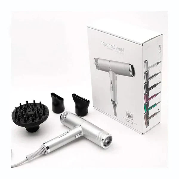 Leichter AeroBlitz Schnelltrockner mit Anionentechnologie für glänzendes Haar. Schonendes, professionelles Hairstyling.