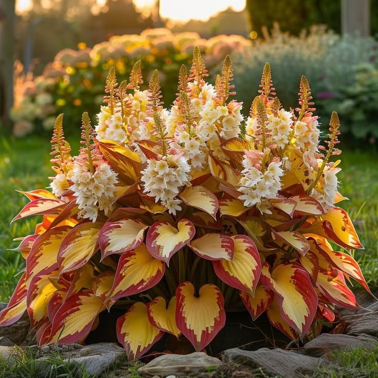 Gartenpflanzensamen: Hosta Funkien, mehrjährig, robust und ideal für den Schatten.