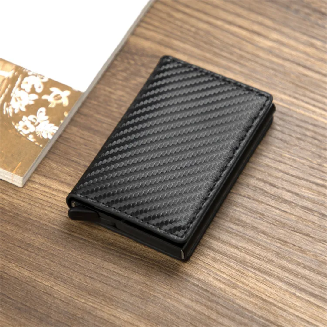 Robuste Herren Geldbörse aus Aluminium, RFID-sicher, für den täglichen Gebrauch & Reise.