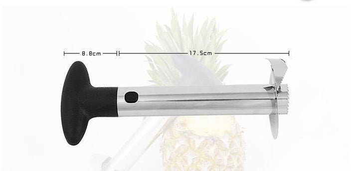 Langlebiger Ananasschäler aus rostfreiem Edelstahl, ein effizientes Küchengadget für schnelle Ananas-Zubereitung.