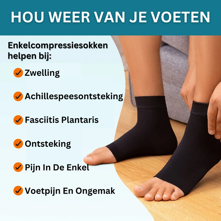 Komfortable Gesundheitssocken: Unisex Kompressions-Knöchelstütze für tägliche Entlastung & Durchblutung.