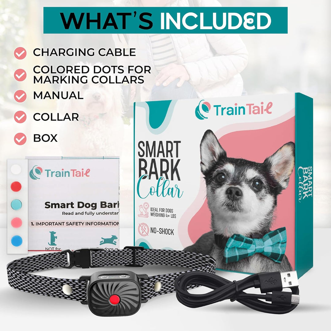Sanftes Antibellhalsband für kleine Hunde. Wasserdicht & komfortabel für effektive Bellkontrolle und Hundekomfort.