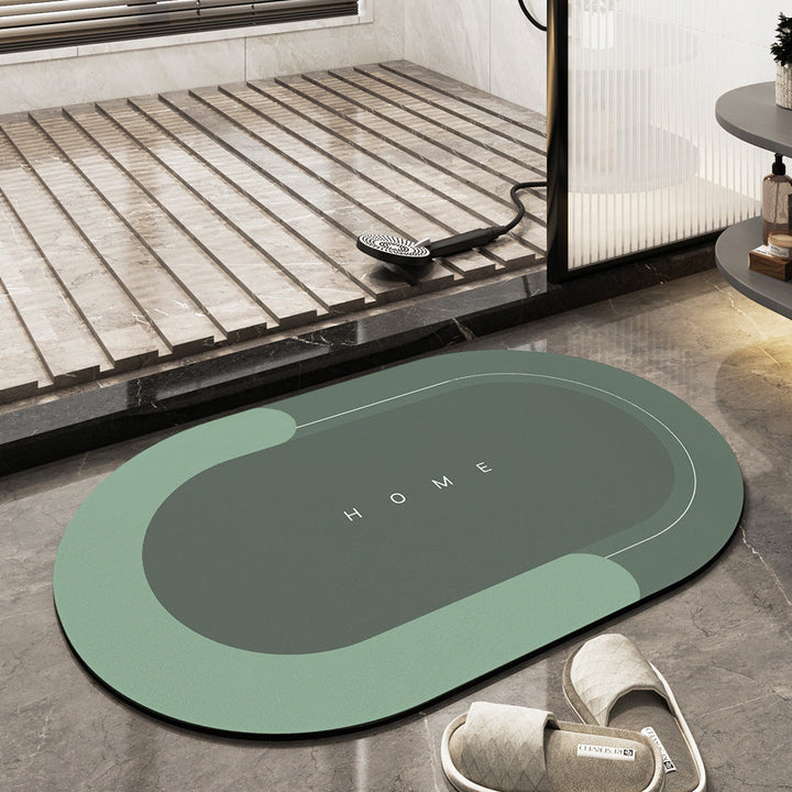 Frisches Badezimmer dank dieser Badematte. Schnelltrocknend, saugfähig & hygienisch.
