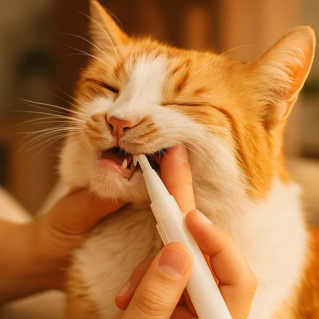 Katzen Zahnpflege-Stift für gesundes Gebiss & frischen Atem. Effektive Zahnreinigung & Plaqueentfernung.