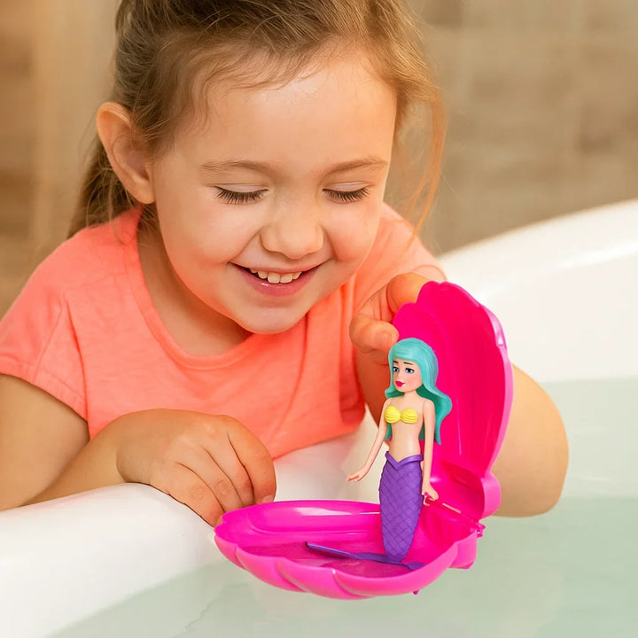 Glitzerndes Meerjungfrauen-Badespielzeug: Verzaubert das Kinderbad mit magischen Farben und fördert fantasievolles Spielen.