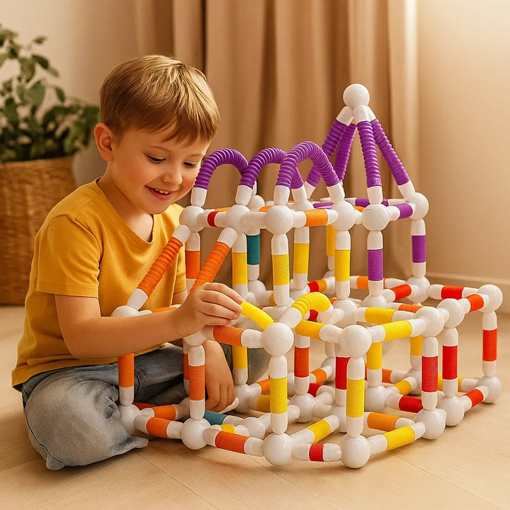 Magnetbausteine: Vielseitiges Lernspielzeug & Kreativspielzeug, perfekt für stundenlanges Bauen.