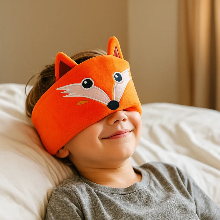 Geschenkidee: Bluetooth Schlafmaske mit Kopfhörern für Kinder; entspanntes Einschlafen & Hörspielgenuss.
