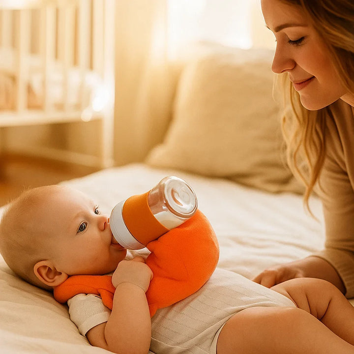 Hochwertiges Stillkissen als Geschenk für werdende Eltern, vereinfacht die Babypflege und das Füttern.