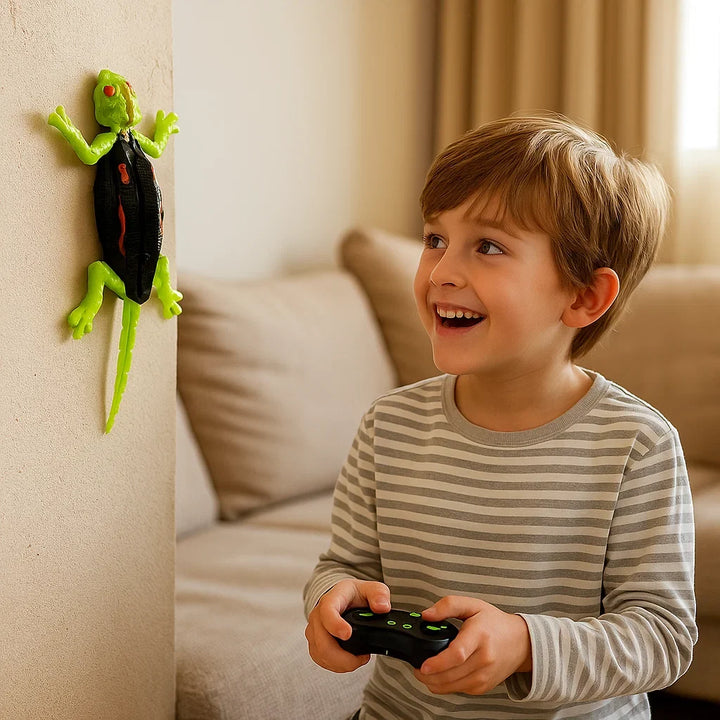 Innovatives ferngesteuertes Chamäleon Kinderspielzeug, das Wände erklimmt. Ideales Geschenk für kleine Abenteurer.