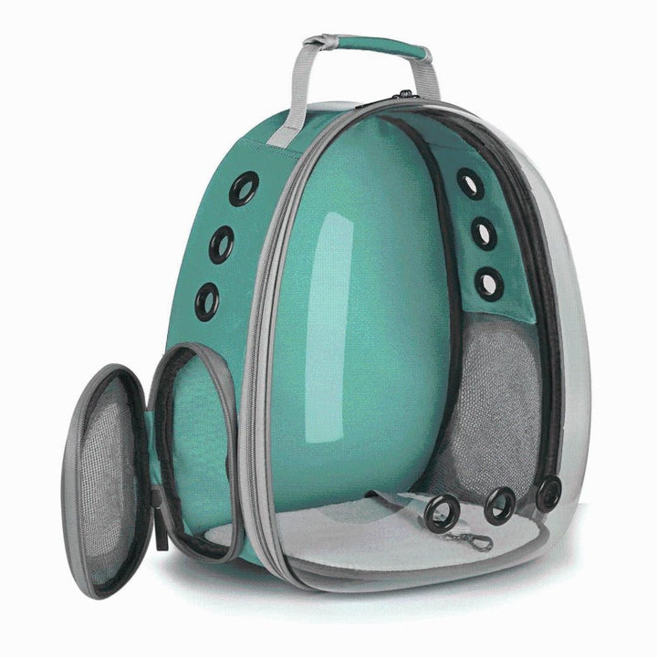 Ergonomischer Katzenrucksack mit Sichtfenster & Netzeinsätzen für maximale Luftzirkulation.