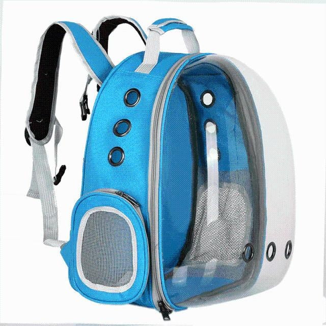 Multifunktionaler Tierrucksack mit Sichtfenster, ideal als Katzentrage für Stadt & Natur.