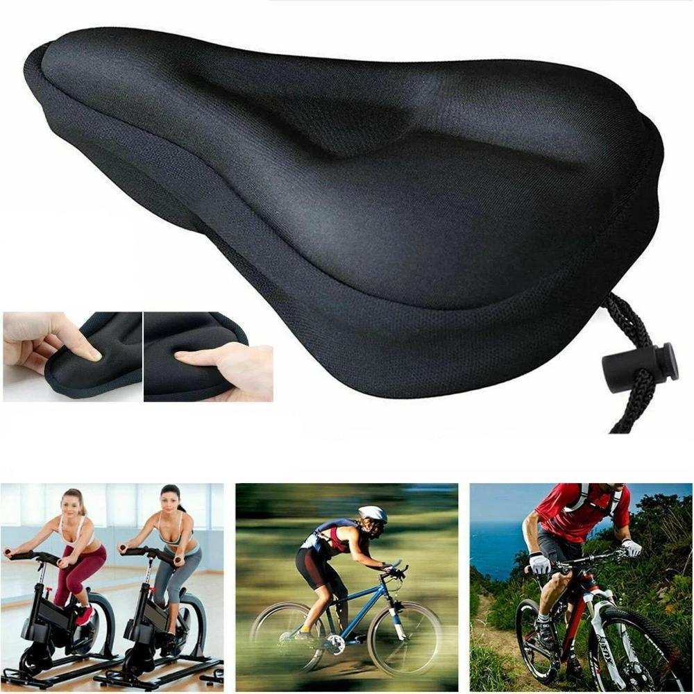 Atmungsaktives Fahrradkissen mit Silikonpolsterung für extra Komfort bei Mountainbike- und Langstreckenfahrten.