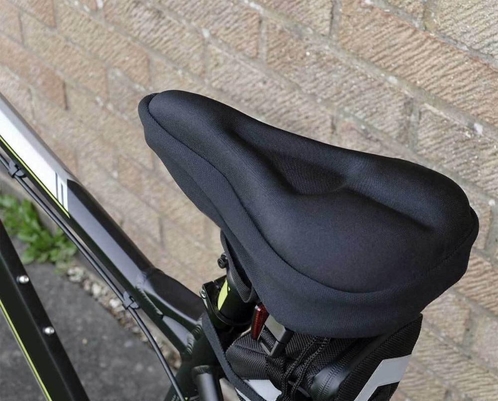 Innovatives Fahrradsitzpolster mit Silikon-Gel-Füllung für maximalen Komfort und Druckentlastung.