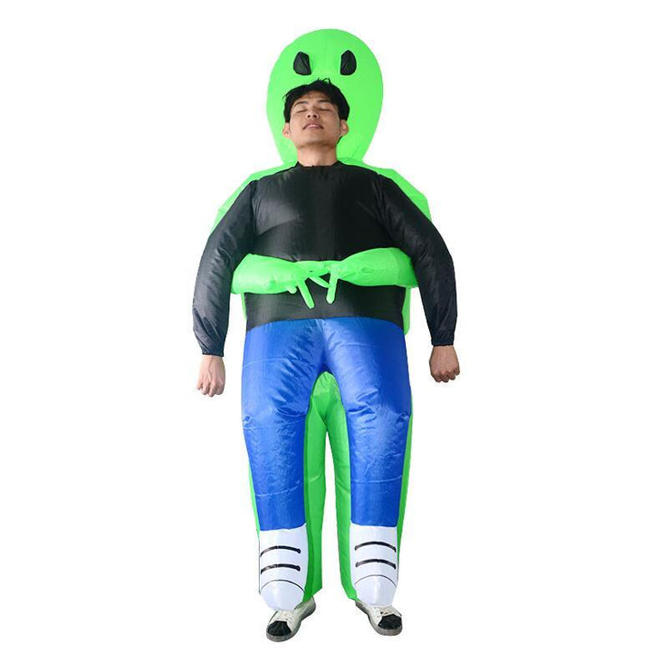 Originelles aufblasbares Alien Kostüm, gruselige Halloween Verkleidung für Kinder und Erwachsene.