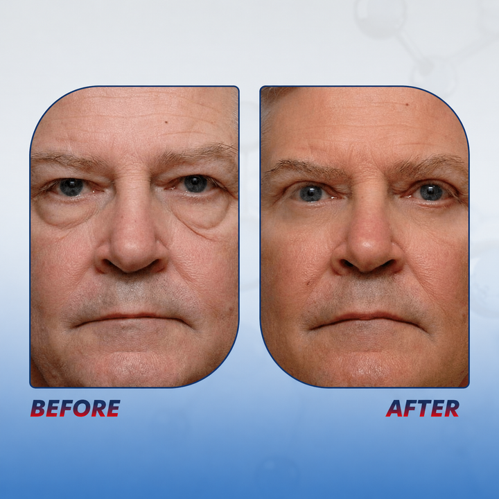 Lifting Augen Gel für straffe Haut, reduziert effektiv Falten, Augenringe & Schwellungen mit Peptiden & Koffein.