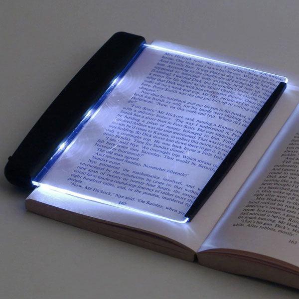 Augenschonendes LED Buch-Leselicht für entspannten Lesegenuss. Ideal für Bett und Reisen.