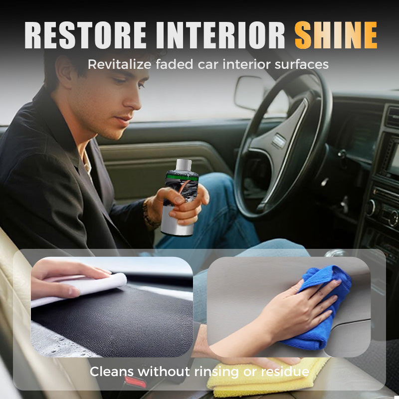 Handlicher 100ml Auto Interieur-Reiniger für eine gründliche Leder-, Vinyl- & Kunststoffpflege mit UV-Schutz.