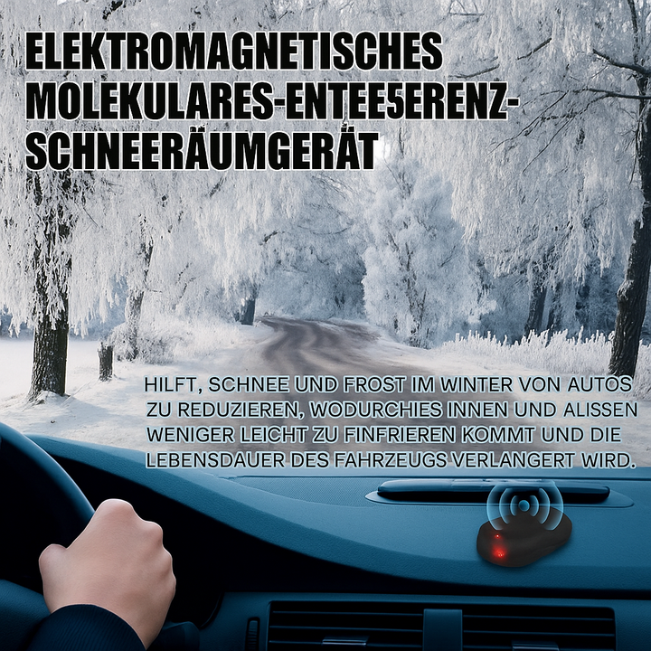 Automatischer Schnellenteiser für Autoscheiben. Kratzfreies Enteisen des Fahrzeugs für sichere Winternutzung.