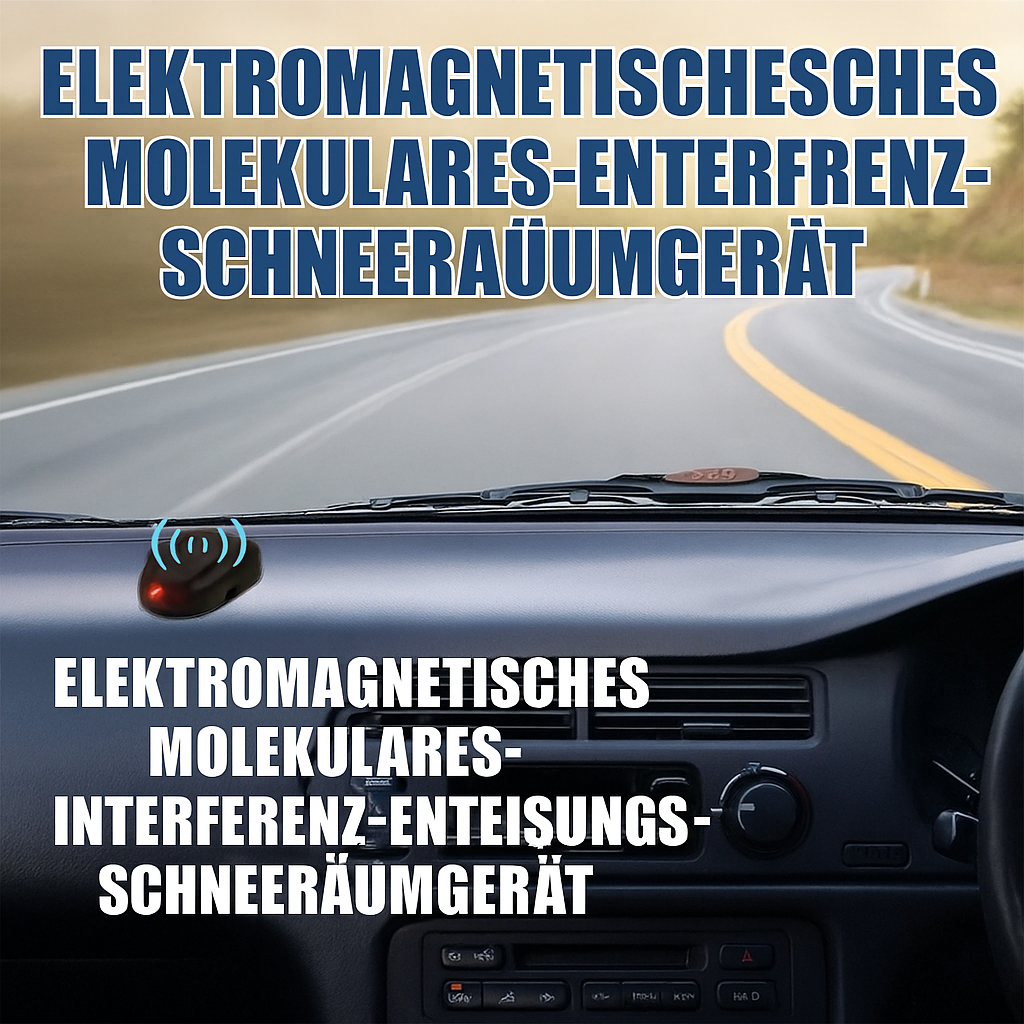 Schneller Autoenteiser zum mühelosen und kratzfreien Entfernen von Eis auf Autoscheiben. Essentielles Winterzubehör.