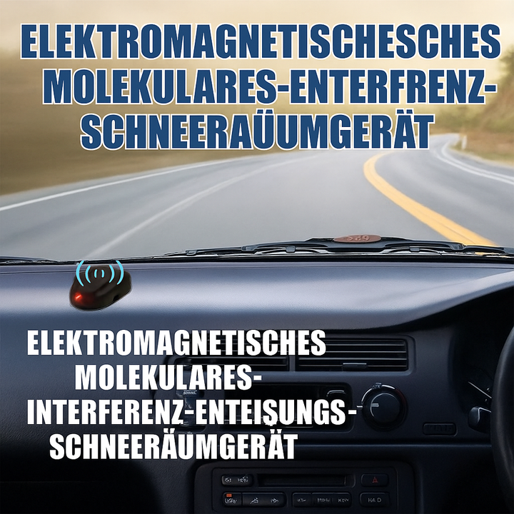 Schneller Autoenteiser zum mühelosen und kratzfreien Entfernen von Eis auf Autoscheiben. Essentielles Winterzubehör.