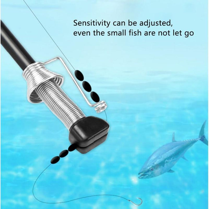 Detailansicht des umweltfreundlichen automatischen Angelhakens, gefertigt aus robustem Material für Angler.