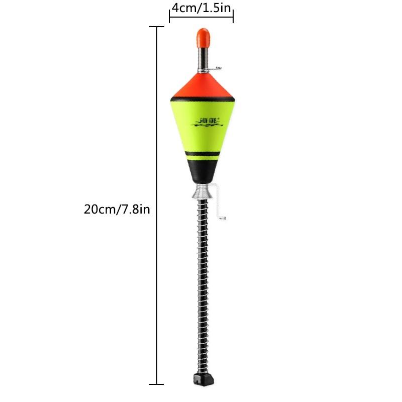 Kompakter automatischer Angelhaken mit Angelschwimmer für effizientes und umweltfreundliches Angeln.