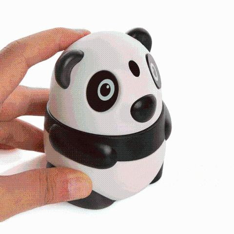 Automatischer Panda Zahnstocher-Spender für hygienische Einzelentnahme; ideal für Küche & Esstisch.