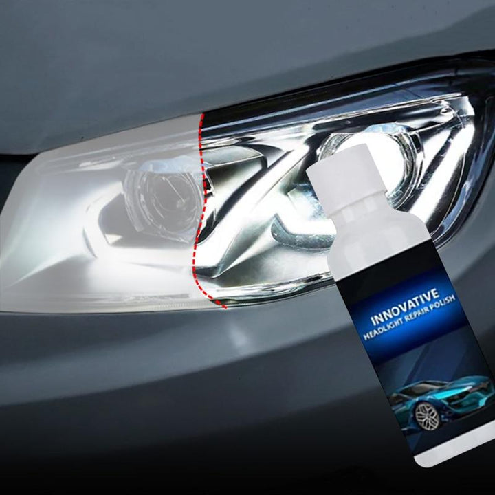 Autoscheinwerfer Restaurator Flüssigkeit für klare Sicht, Scheinwerferreinigung und -politur zur Verbesserung der Sicherheit.