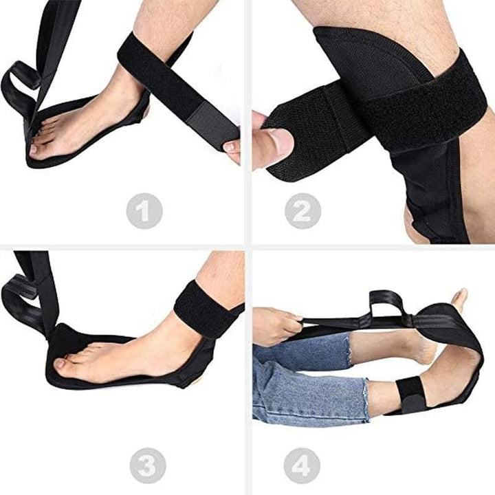 Hochwertiges Yoga-Stretchband für gezielte Dehnungen, verbessert Flexibilität, Beweglichkeit & die Fitnessroutine.