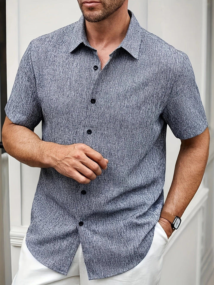 Herren Kurzarmhemd, atmungsaktiv, klassisch & elegant für den Sommer.