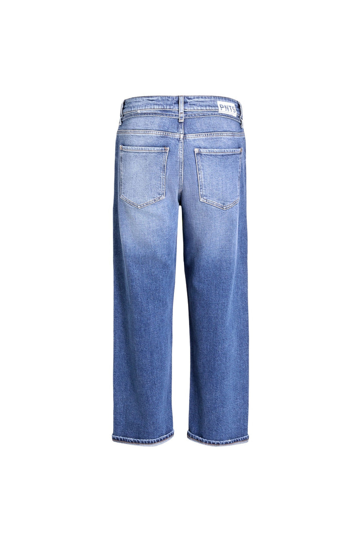 Bequeme Damen Boyfriend Jeans, gerades Bein, lässiger Loose Fit für stilvolle Freizeit-Looks und Komfort.